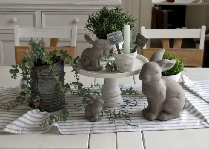 Centerpiece Esstisch Ostern