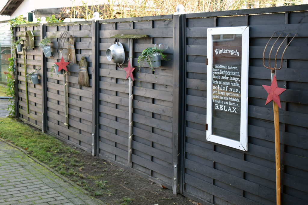 Weihnachten Garten xmas Deko shabby landhaus