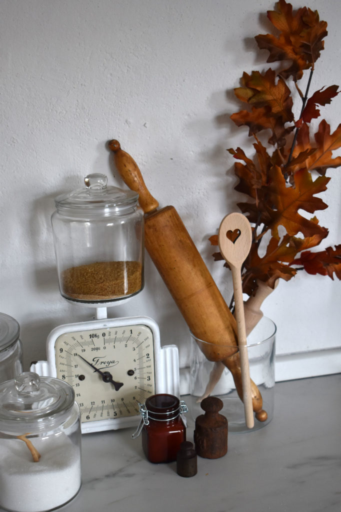 Herbstdeko Küche Landhaus Farmhaus Rustikal