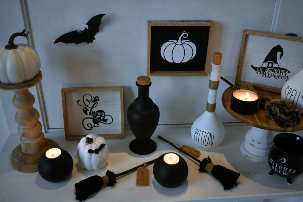 Easy Sticks DIY Halloween Schilder Deko