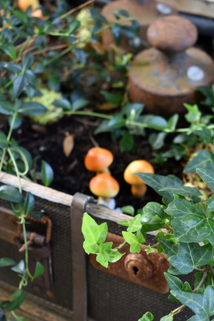 Gartendeko Shabby Herbstdeko Landhaus Koffer Farmhaus