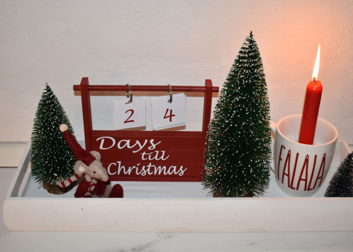 Christmas Countdown Schild DIY