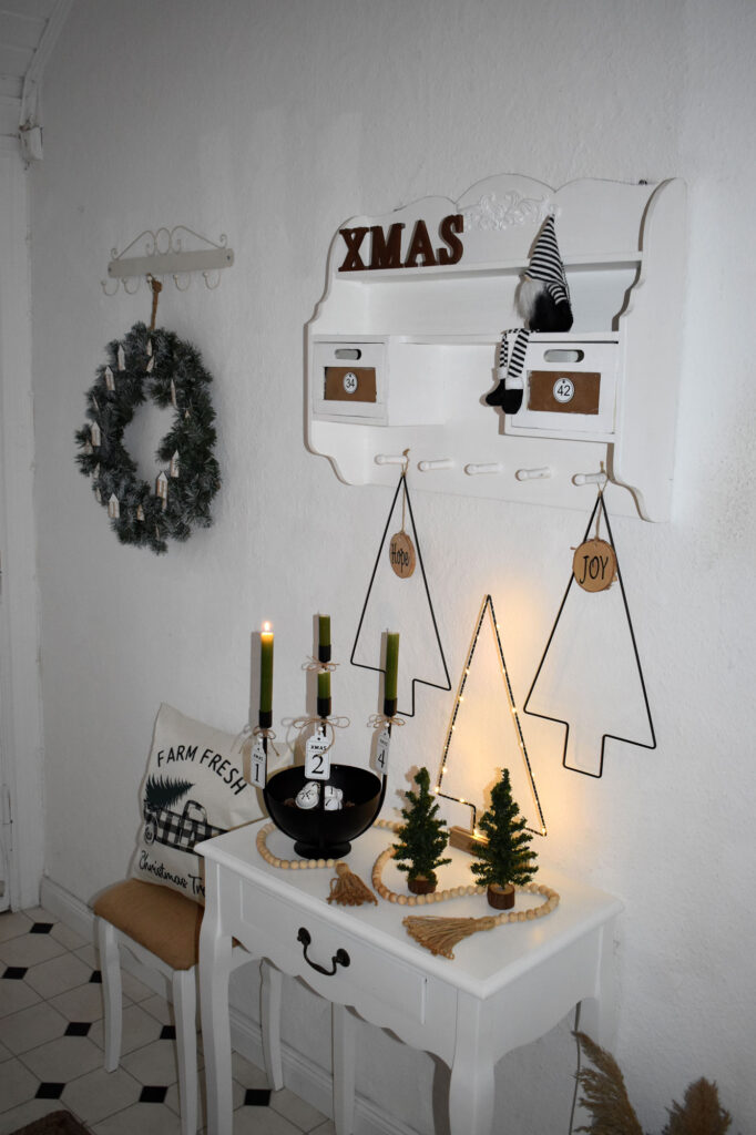 Xmas Farmhousedecor christmasdecor Weihnachtsdeko Eingang Eingangsbereich