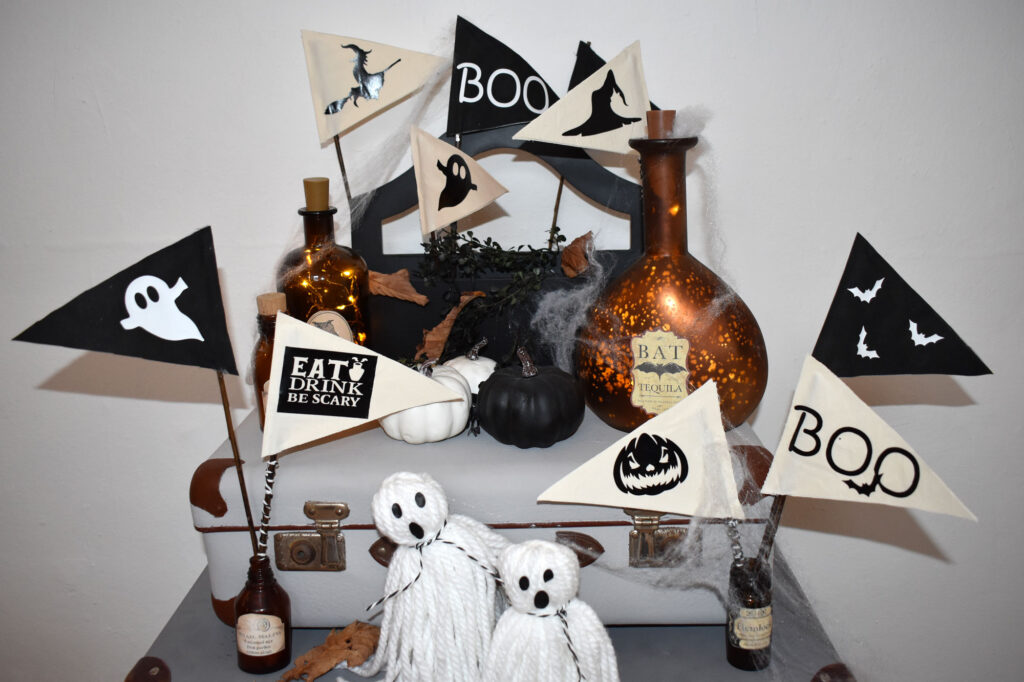 DIY Halloween Halloweendeko Dekowimpel
