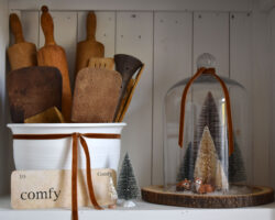 Der Esszimmerschrank im Winterlook