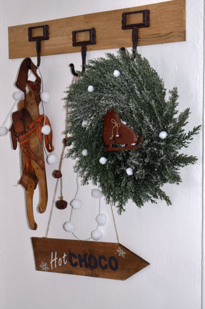 Winterdeko Winterdecor Farmhouselook Esszimmer Shabby Vintage rustic decor
