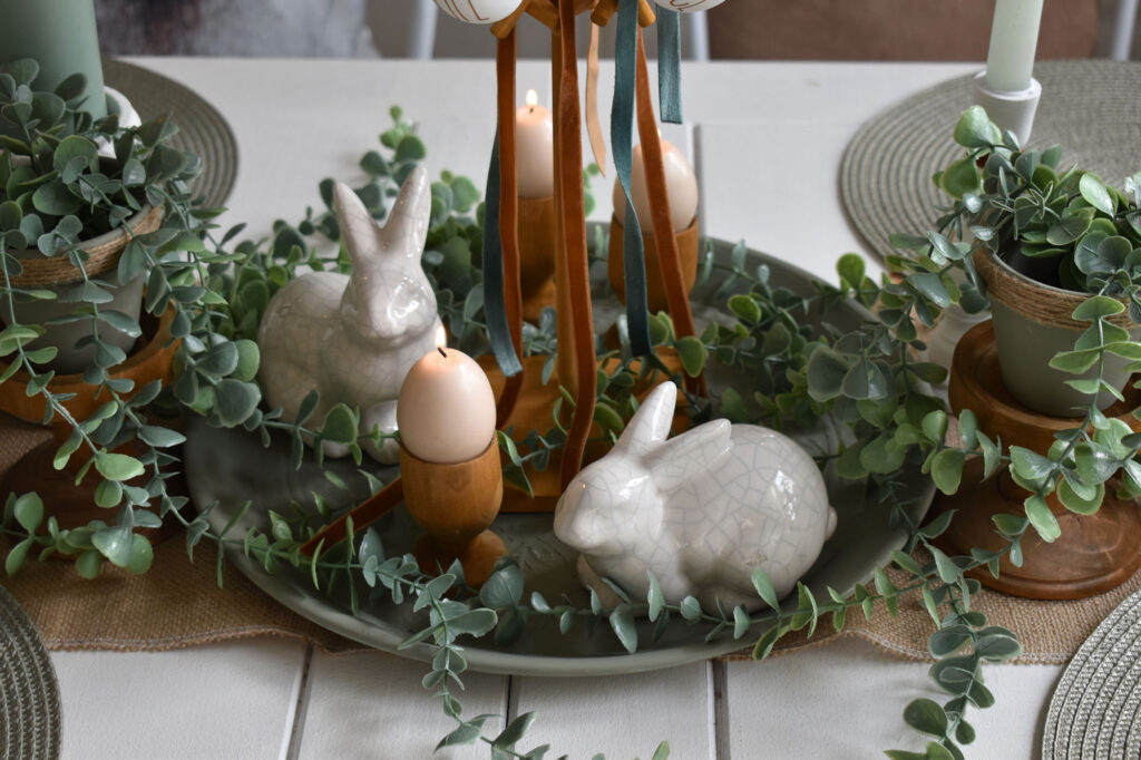 Osterdeko Osterdekoration Tischdeko Centerpiece christliche Deko